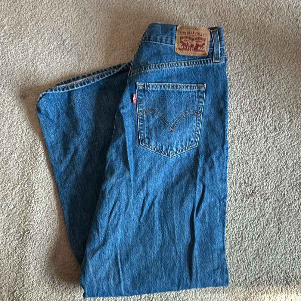 Levi’s High Waisted Straight Denim